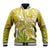 Polynesia Sea Turtle Baseball Jacket Happy Valentine Day Polynesian - Gold LT14 Unisex Gold - Polynesian Pride