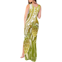 Polynesia Sea Turtle Tank Maxi Dress Happy Valentine Day Polynesian - Gold LT14 - Polynesian Pride