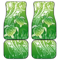 Polynesia Sea Turtle Car Mats Happy Valentine Day Polynesian - Green LT14 Green - Polynesian Pride