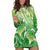 Polynesia Sea Turtle Hoodie Dress Happy Valentine Day Polynesian - Green LT14 Green - Polynesian Pride