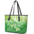 Polynesia Sea Turtle Leather Tote Bag Happy Valentine Day Polynesian - Green LT14 - Polynesian Pride