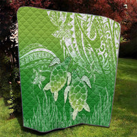 Polynesia Sea Turtle Quilt Happy Valentine Day Polynesian - Green LT14 - Polynesian Pride