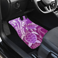 Polynesia Valentine Day Car Mats Polynesian Sea Turtle Purple Version LT14 - Polynesian Pride