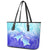 Polynesia Valentine Day Leather Tote Bag Polynesian Sea Turtle Turquoise Version LT14 - Polynesian Pride