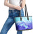 Polynesia Valentine Day Leather Tote Bag Polynesian Sea Turtle Turquoise Version LT14 - Polynesian Pride