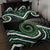 Koru Pounamu Aotearoa Quilt Bed Set Maori Paua Shell Mix Silver Fern