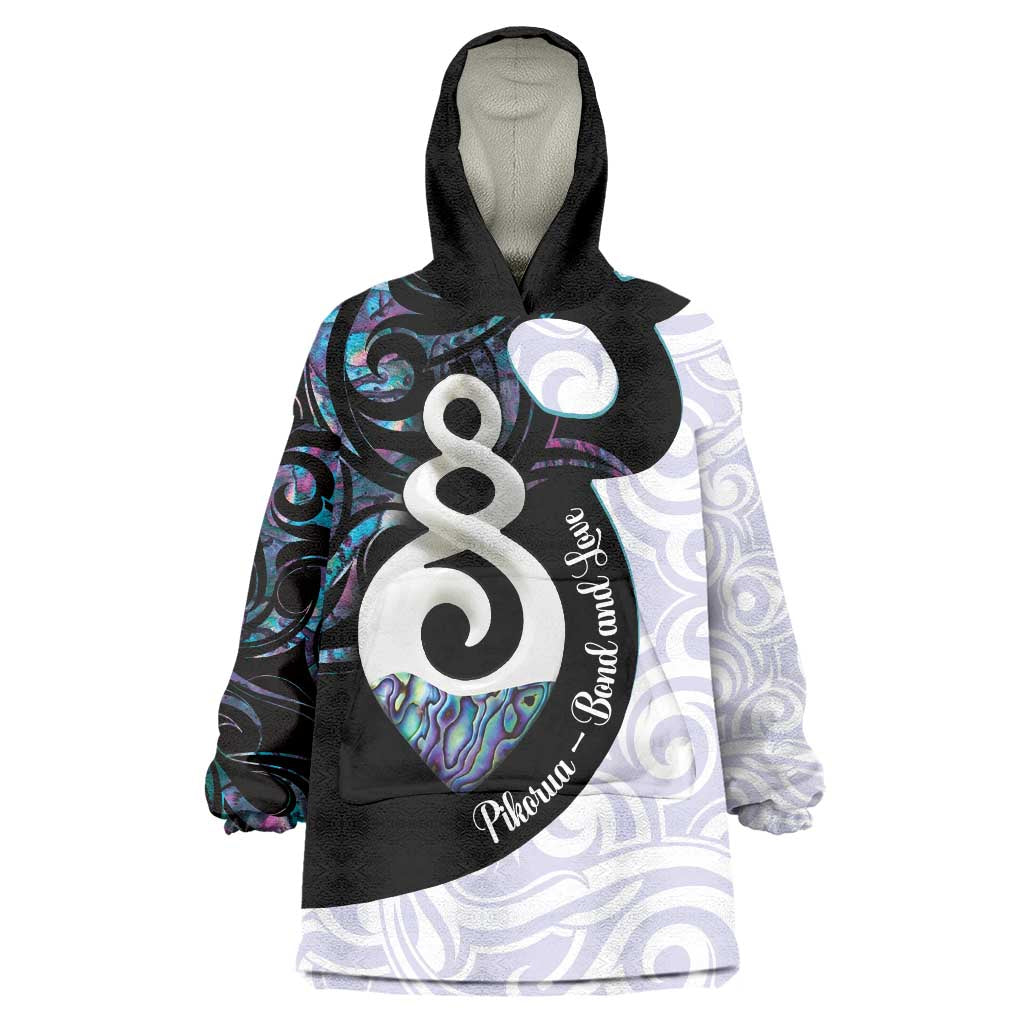 Aotearoa Pikorua Wearable Blanket Hoodie NZ Twist - Bond And Love