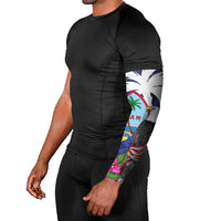 United States Guam Arm Sleeves USA Eagle Guahan Seal Bougainvillea - Polynesian Pride