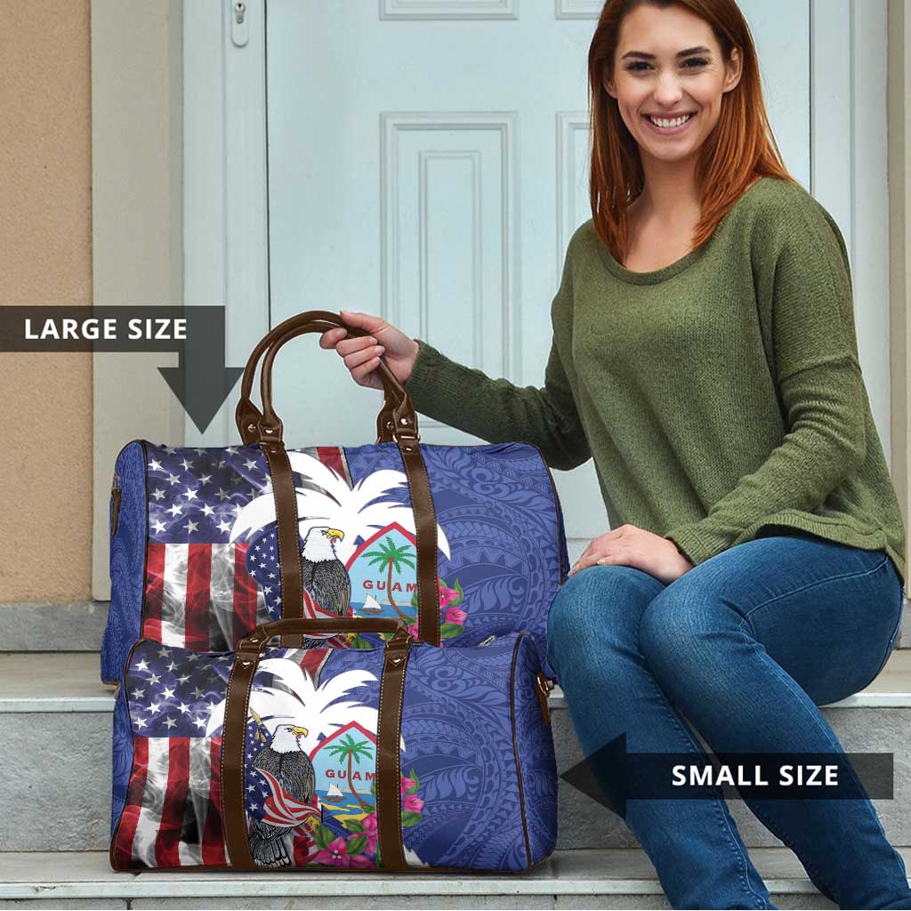 United States Guam Travel Bag USA Eagle Guahan Seal Bougainvillea - Polynesian Pride
