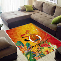 Papua New Guinea Independence Day Area Rug 50th Anniversary Unity in Diversity