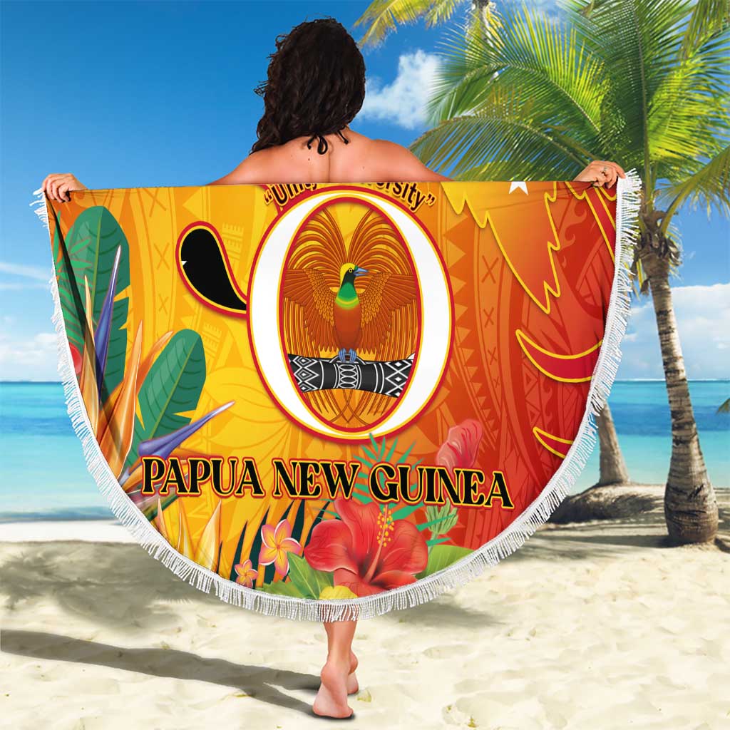 Papua New Guinea Independence Day Beach Blanket 50th Anniversary Unity in Diversity
