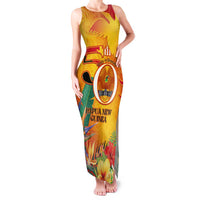 Papua New Guinea Independence Day Family Matching Tank Maxi Dress and Hawaiian Shirt 50th Anniversary Unity in Diversity
