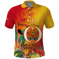 Papua New Guinea Independence Day Polo Shirt 50th Anniversary Unity in Diversity