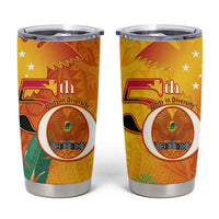 Papua New Guinea Independence Day Tumbler Cup 50th Anniversary Unity in Diversity
