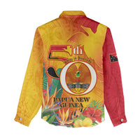 Papua New Guinea Independence Day Women Casual Shirt 50th Anniversary Unity in Diversity