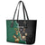 Personalised New Zealand And South Africa Rugby Leather Tote Bag 2024 All Black Springboks Mascots Together