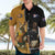 Personalised New Zealand And Australia Rugby Hawaiian Shirt 2024 All Black Wallabies Mascots Together