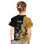 Personalised New Zealand And Australia Rugby Kid T Shirt 2024 All Black Wallabies Mascots Together