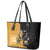 Personalised New Zealand And Australia Rugby Leather Tote Bag 2024 All Black Wallabies Mascots Together