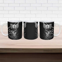 All Black New Zealand Darts Ceramic Mug Aoteroa Fern Maori Galaxy Style - Polynesian Pride