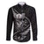 Personalised All Black New Zealand Darts Family Matching Short Sleeve Bodycon Dress and Hawaiian Shirt Aoteroa Fern Maori Galaxy Style
