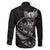 Personalised All Black New Zealand Darts Family Matching Tank Maxi Dress and Hawaiian Shirt Aoteroa Fern Maori Galaxy Style