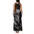 Personalised All Black New Zealand Darts Family Matching Tank Maxi Dress and Hawaiian Shirt Aoteroa Fern Maori Galaxy Style