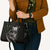 Personalised All Black New Zealand Darts Leather Bag Aoteroa Fern Maori Galaxy Style - Polynesian Pride