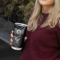 All Black New Zealand Darts Tumbler Cup Aoteroa Fern Maori Galaxy Style LT14 - Polynesian Pride