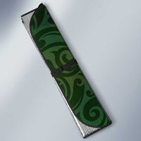 Personalised All Green New Zealand Darts Auto Sun Shade Aoteroa Fern Maori Galaxy Style - Polynesian Pride