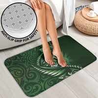 Personalised All Green New Zealand Darts Bathroom Set Aoteroa Fern Maori Galaxy Style - Polynesian Pride