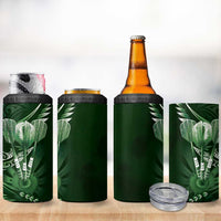 All Green New Zealand Darts 4 in 1 Can Cooler Tumbler Aoteroa Fern Maori Galaxy Style