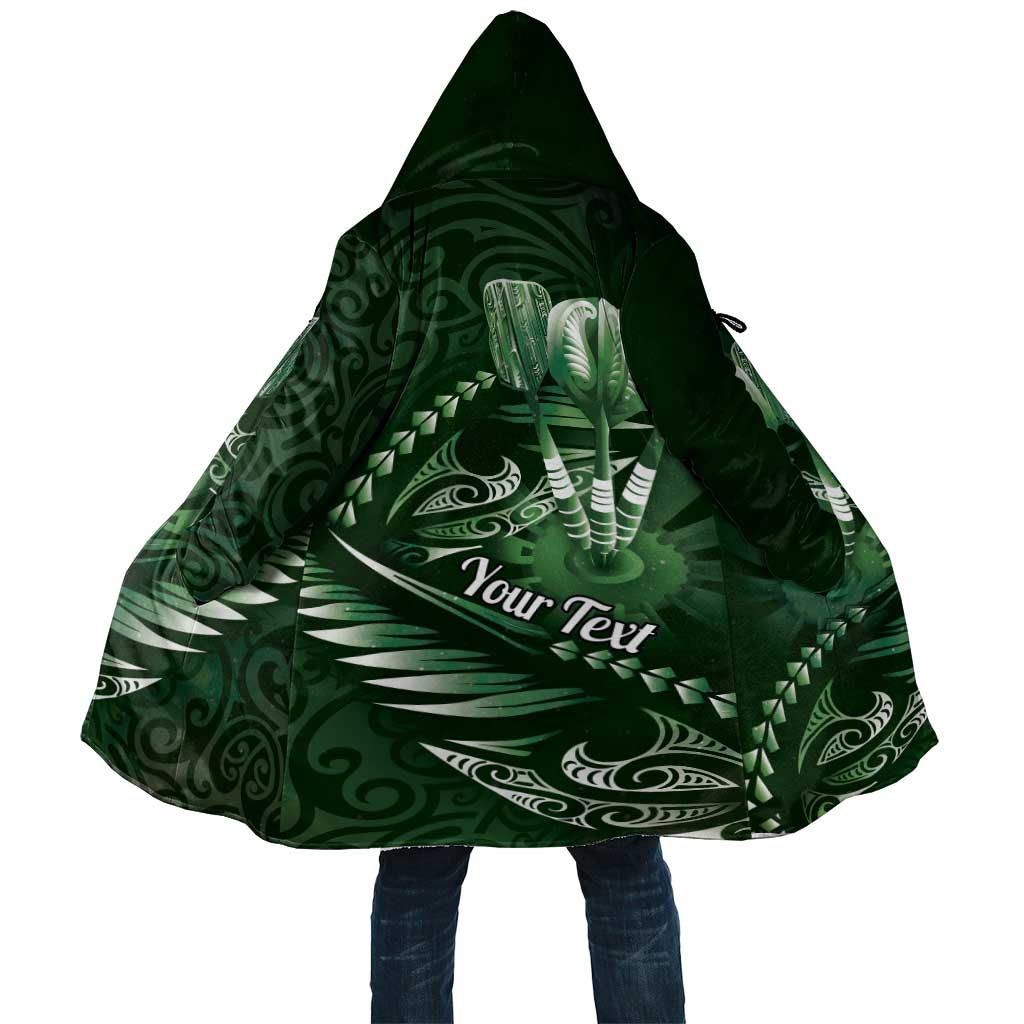 Personalised All Green New Zealand Darts Cloak Aoteroa Fern Maori Galaxy Style - Polynesian Pride
