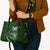 Personalised All Green New Zealand Darts Leather Bag Aoteroa Fern Maori Galaxy Style - Polynesian Pride