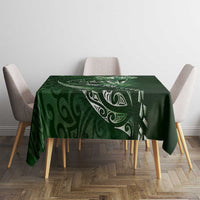 Personalised All Green New Zealand Darts Tablecloth Aoteroa Fern Maori Galaxy Style