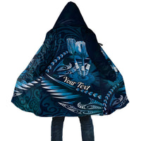 Personalised All Blue New Zealand Darts Cloak Aoteroa Fern Maori Galaxy Style - Polynesian Pride