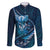 Personalised All Blue New Zealand Darts Family Matching Tank Maxi Dress and Hawaiian Shirt Aoteroa Fern Maori Galaxy Style