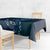 Personalised All Blue New Zealand Darts Tablecloth Aoteroa Fern Maori Galaxy Style