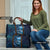 Personalised All Blue New Zealand Darts Travel Bag Aoteroa Fern Maori Galaxy Style - Polynesian Pride