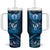 All Blue New Zealand Darts Tumbler With Handle Aoteroa Fern Maori Galaxy Style