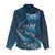 Personalised All Blue New Zealand Darts Women Casual Shirt Aoteroa Fern Maori Galaxy Style