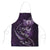 Personalised All Purple New Zealand Darts Apron Aoteroa Fern Maori Galaxy Style - Polynesian Pride