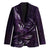 Personalised All Purple New Zealand Darts Blazer Aoteroa Fern Maori Galaxy Style - Polynesian Pride
