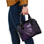 Personalised All Purple New Zealand Darts Shoulder Handbag Aoteroa Fern Maori Galaxy Style