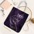 Personalised All Purple New Zealand Darts Tote Bag Aoteroa Fern Maori Galaxy Style - Polynesian Pride