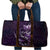 Personalised All Purple New Zealand Darts Travel Bag Aoteroa Fern Maori Galaxy Style - Polynesian Pride