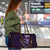 Personalised All Purple New Zealand Darts Travel Bag Aoteroa Fern Maori Galaxy Style - Polynesian Pride