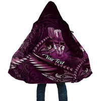 Personalised All Pink New Zealand Darts Cloak Aoteroa Fern Maori Galaxy Style - Polynesian Pride
