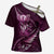 Personalised All Pink New Zealand Darts Cross Shoulder Shirt Aoteroa Fern Maori Galaxy Style - Polynesian Pride