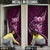 Personalised All Pink New Zealand Darts Door Cover Aoteroa Fern Maori Galaxy Style - Polynesian Pride